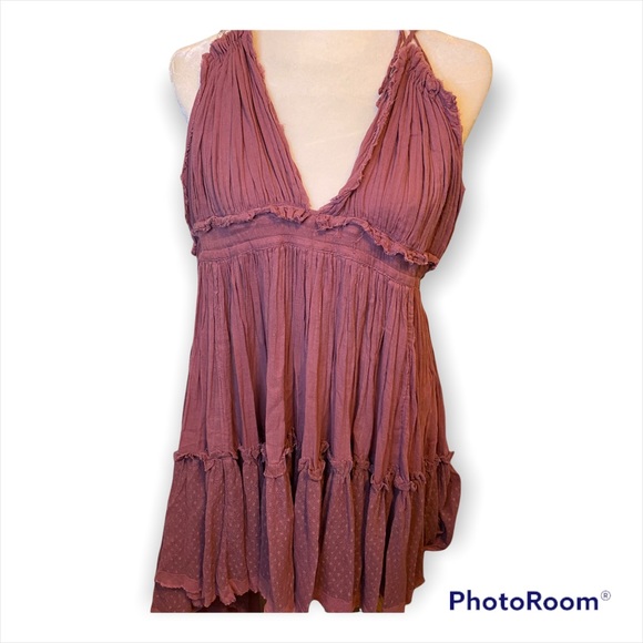 Free People Dusty Rose 100 Degree Mini Boho Dress SOLD - Picture 5 of 5